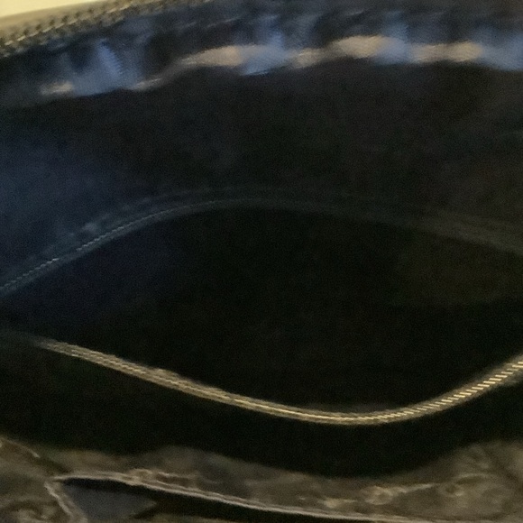 Vera Bradley Black Crossbody Bag with Blue and Green Dot Print - Picture 4 of 8